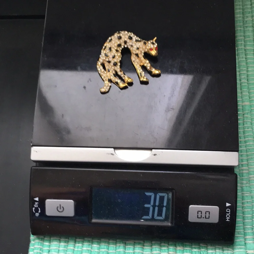 🖤Vtg Leopard brooch - Picture 13 of 13